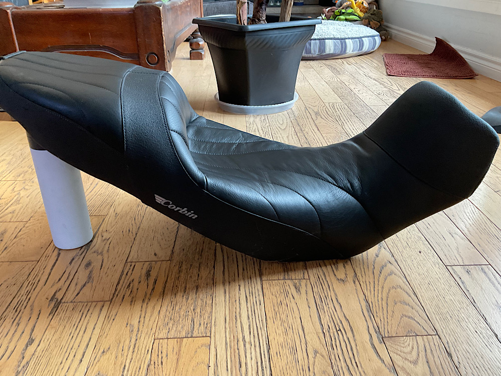 Corbin gunfighter seat for Triumph Tiger 1050 2010 probably fits