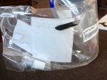 Arai SAI Face Shield (BRAND NEW IN PACKAGE)