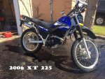 TWO (2006/2007) Yamaha XT 225's for sale. ($2800/2400)