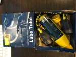 Motorcycle Scottoiler extended reservoir - Lubetube plus oil
