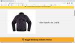 ICON Raiden DKR Kacket XXL
