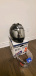 FOR SALE : ARAI CORSAIR X - SOLID GLOSS BLACK - SIZE SMALL - WITH MIRROR SHIELD