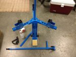 Motorcycle tire changer