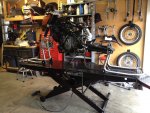 Motorcycle lift table