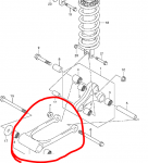 WTB Rear link for k9 GSXR 600