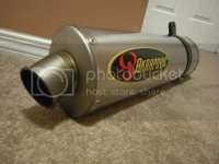 WTB: 2000's Akrapovic oval muffler/can