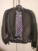 ICON Motorcycle Leather Jacket Size S/M