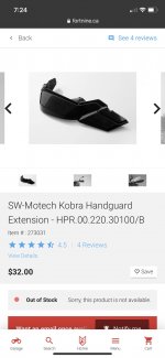 Sw-motech handguard for 2017-2022 Suzuki vstrom 650