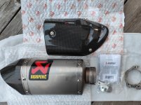 Akrapovic Titanium slip-on exhaust