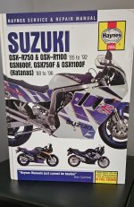 '85-'92 Haynes Suzuki GSX-R and GSX-F Service Manual
