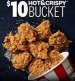 DEAL: KFC $10 Hot & Crispy Boneless Bucket (Cairns Only) | frugal feeds